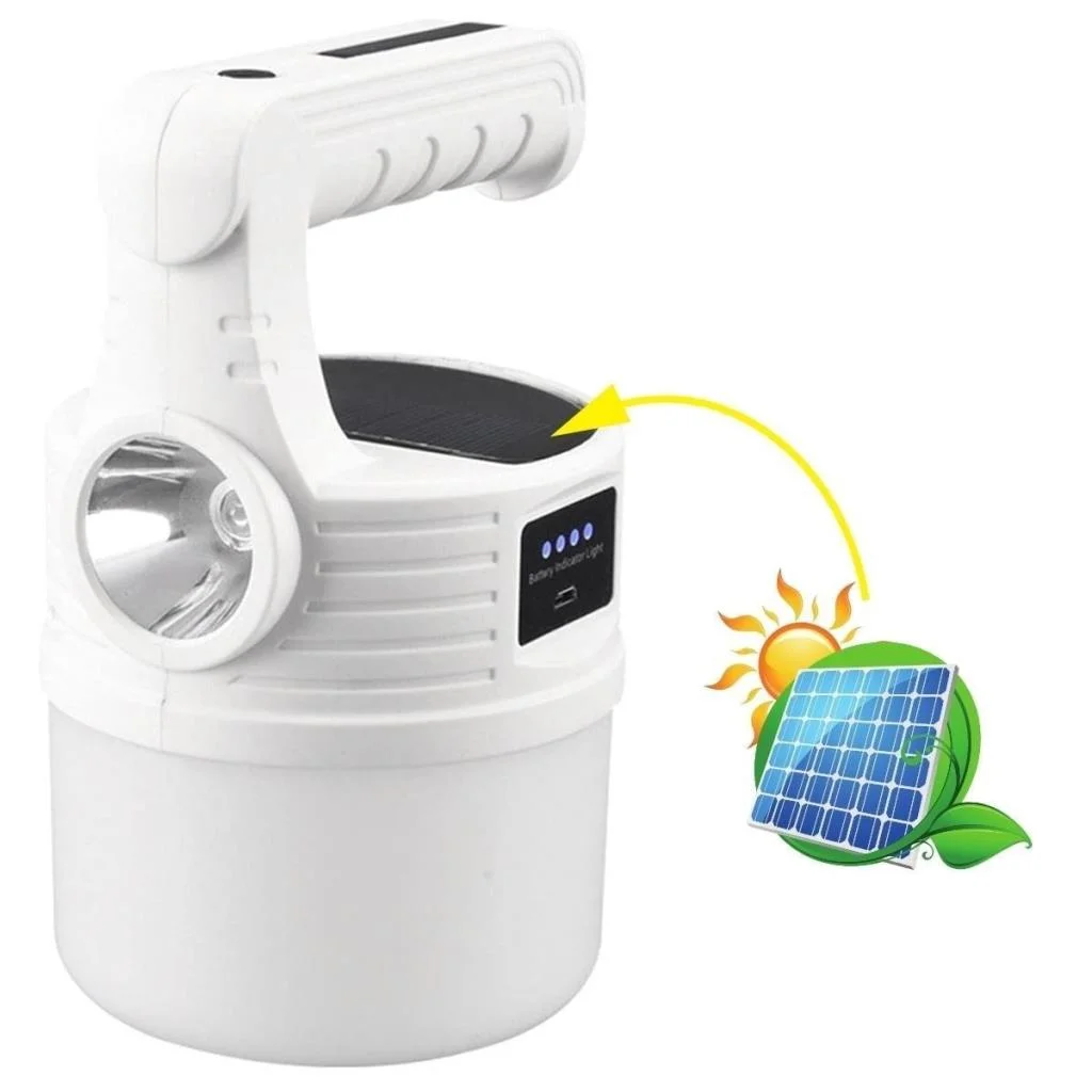 LED Güneş Enerjili Kamp Lambası–2000 Lümen Süper Parlak, 5 Aydınlatma Modlu,USB ile Şarj Edilebilir Dış Mekan,Asılabilir Torch El Feneri görsel 3