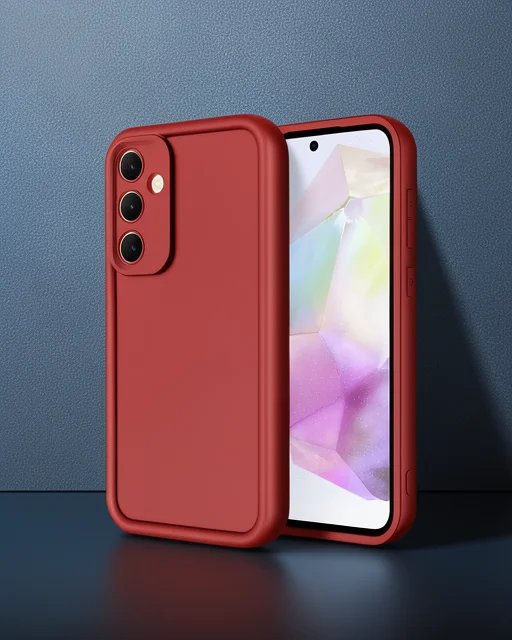 Samsung Galaxy A56 Kılıf Viera Silikon - Kırmızı