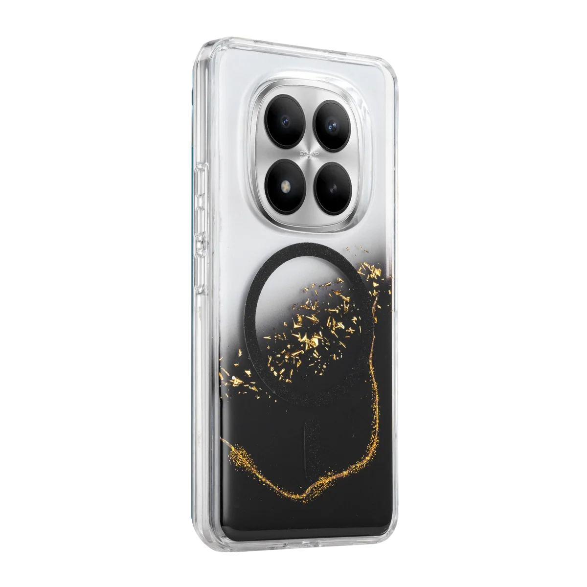 Onegif Xiao Red Note 15 Pro 5g Lotus Simli Magsafe Kapak - Siyah görsel 2