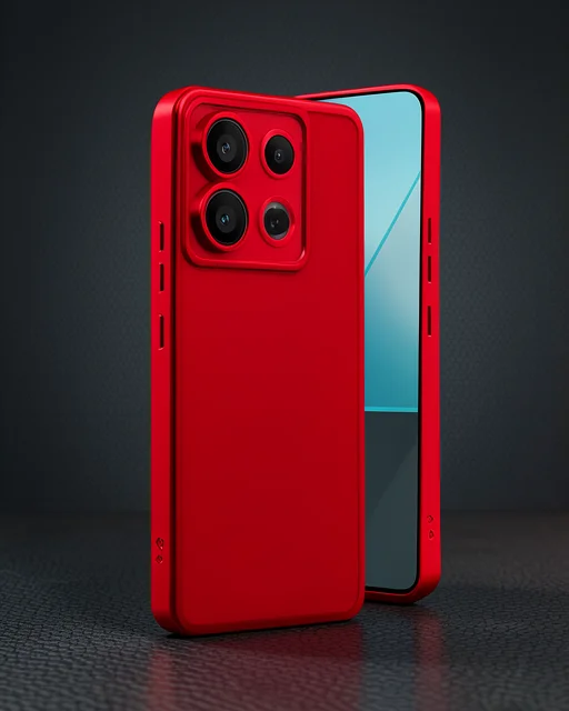 Xiaomi Poco X6 Kılıf Razer Lensli Silikon - Gümüş