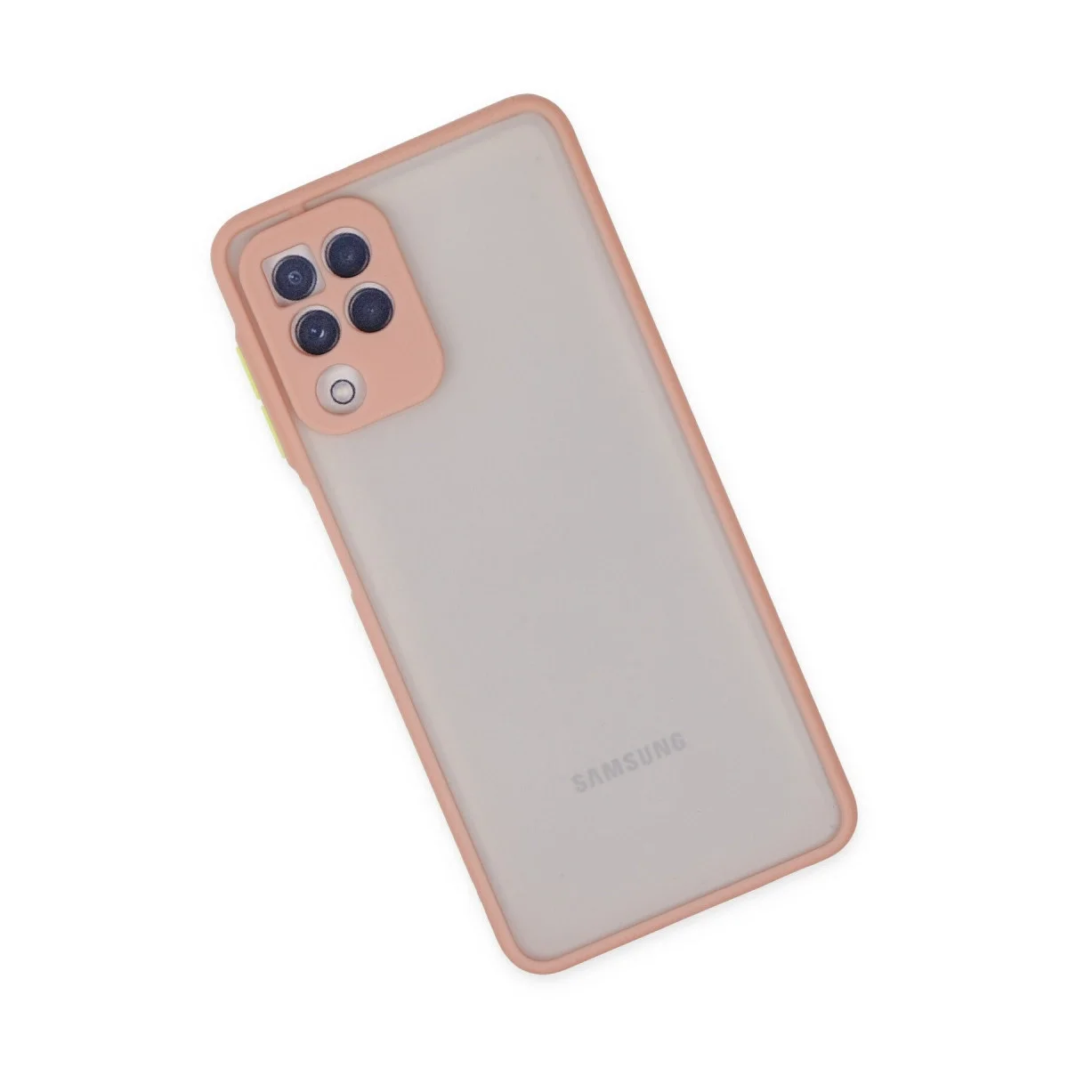 Samsung Galaxy A22 Kılıf Montreal Silikon Kapak - Pembe görsel 3