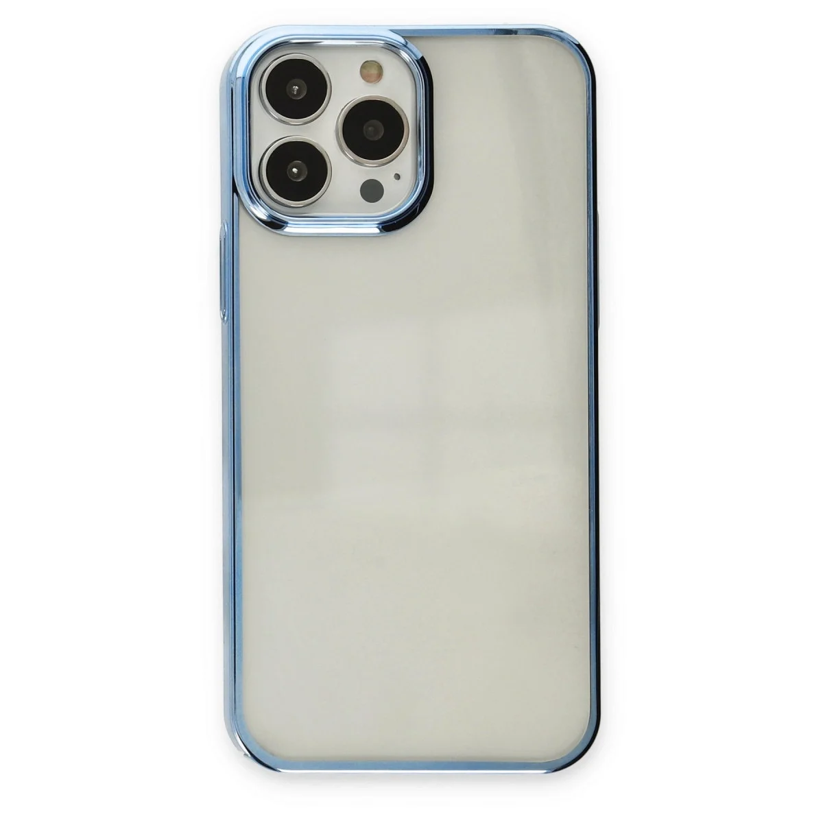 Apple İphone 14 Pro Max Kılıf Element Silikon - Sky Blue