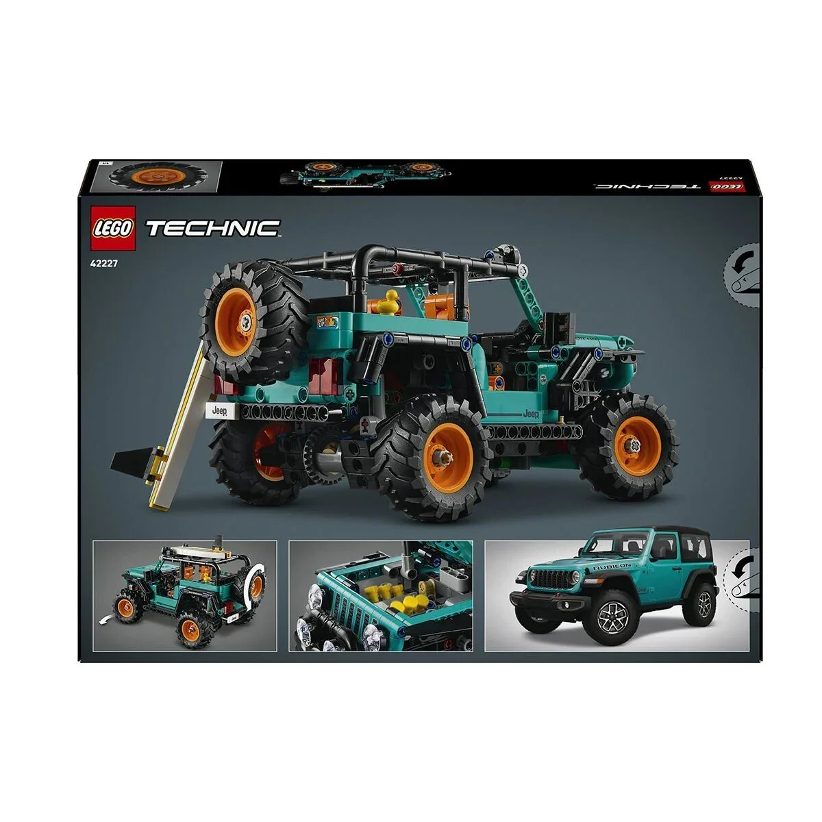 42227 Lego Technic Jeep Wrangler Rubicon SUV 723 parça +10 yaş görsel 3