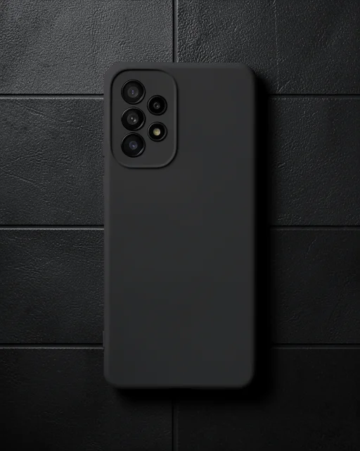 Samsung Galaxy A33 5g Kılıf Nano İçi Kadife Silikon - Siyah