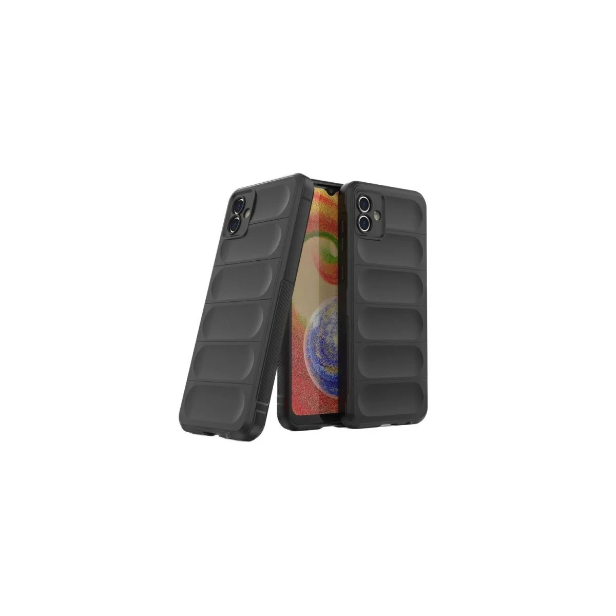 Samsung Galaxy A06 Kılıf Optimum Silikon - Siyah görsel 2