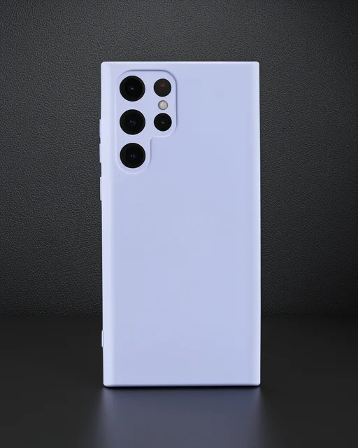 Samsung Galaxy S23 Ultra Kılıf Nano İçi Kadife Silikon - Lila