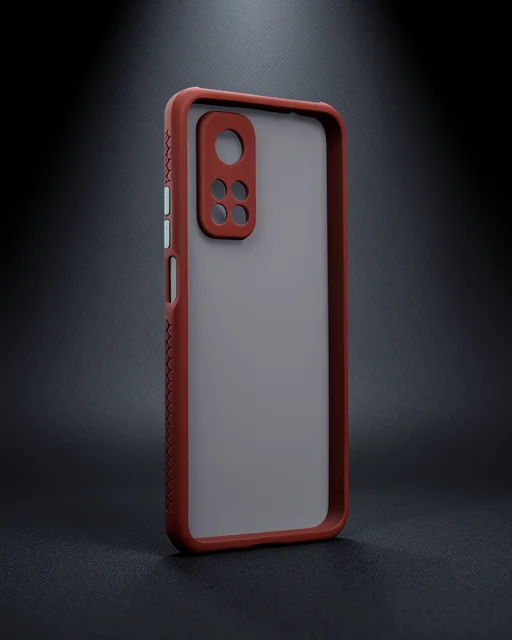 Xiaomi Mi 10t Pro Kılıf Miami Şeffaf Silikon - Fuşya