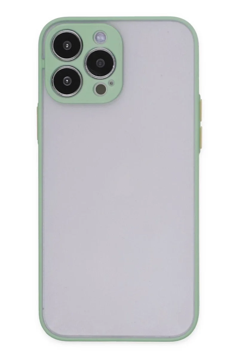 Apple iPhone 15 Pro Max Kılıf Montreal Silikon Kapak - Turkuaz