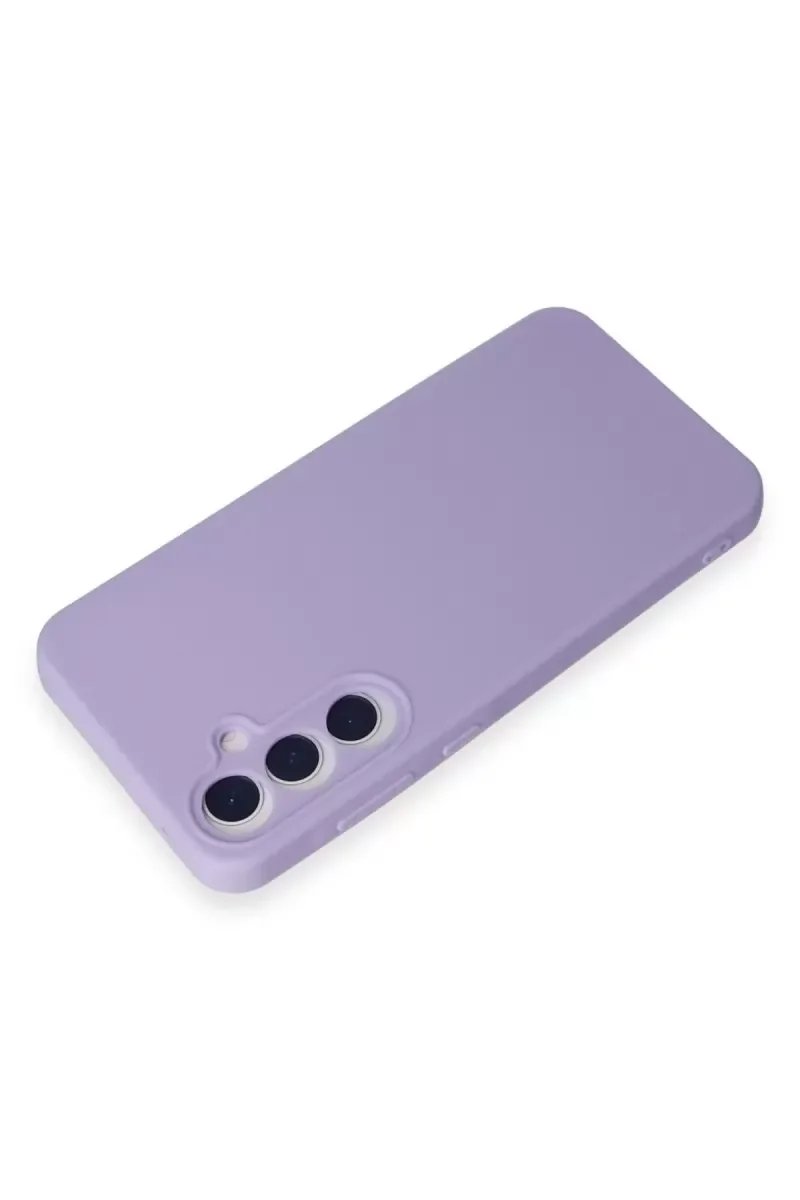 Samsung Galaxy A55 5G Kılıf Nano içi Kadife Silikon - Lila görsel 3