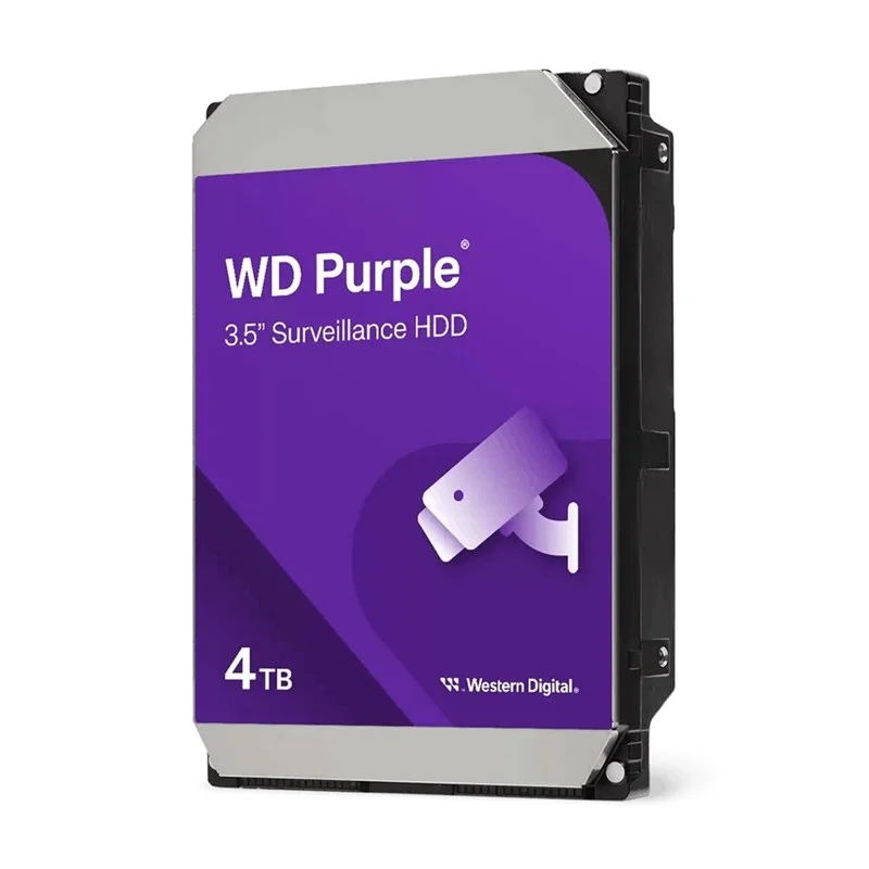 4 Tb 3.5 Purple SATA3 5400RPM 128MB 7/24 Guvenlık WD44PURZ (3 Yıl Resmı Dıst Garantılı)