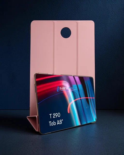 Samsung Galaxy T290 Tab A 8 Kılıf Tablet Smart Kılıf - Pembe