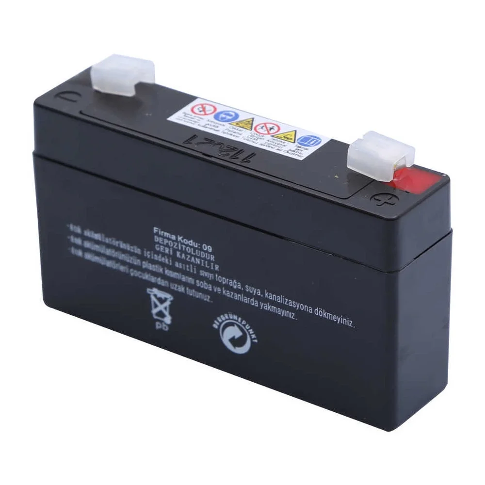 AX6-1.3 6V 1.3Ah Akü görsel 3
