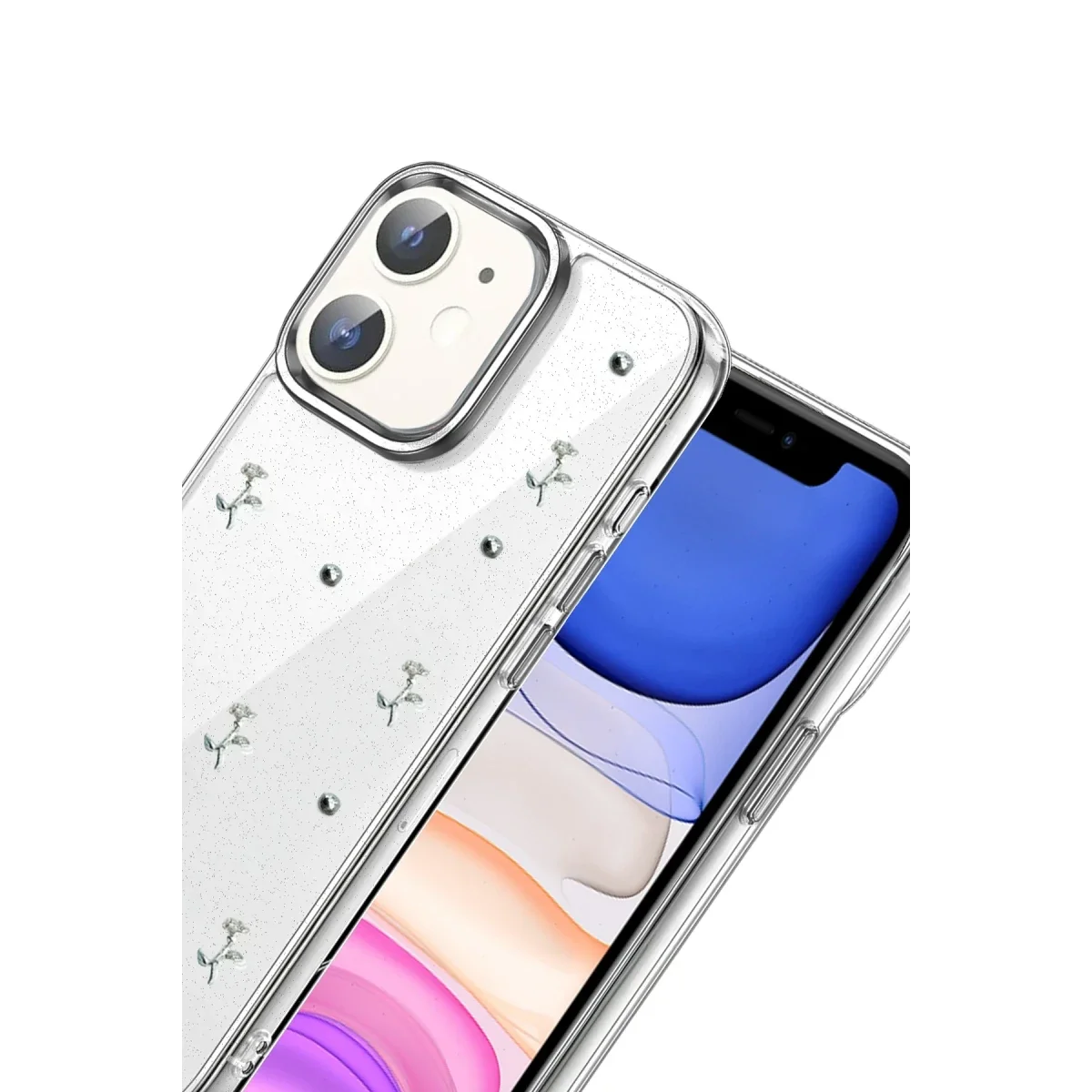 Apple iPhone 11 Fiyonk Desenli Kapak - Desen 4 görsel 2