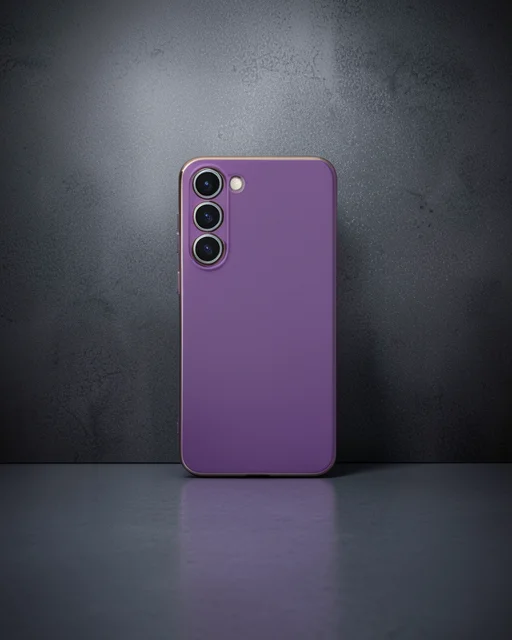 Samsung Galaxy S23 Plus Kılıf Volet Silikon - Mor