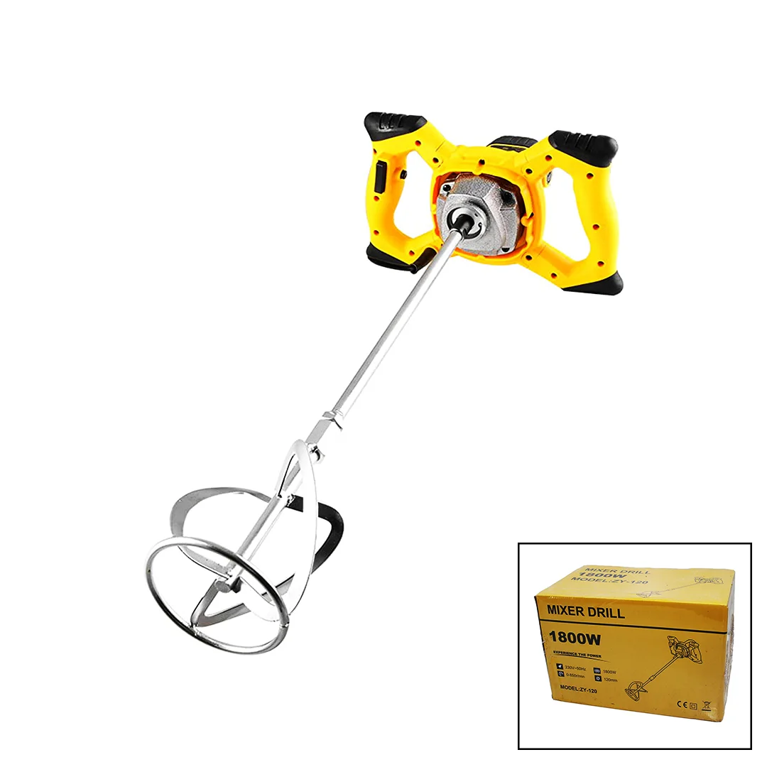 Mıxer Drıll ZY-120 Harç - Boya Karıştırıcı kser Matkap 120MM - 1800W