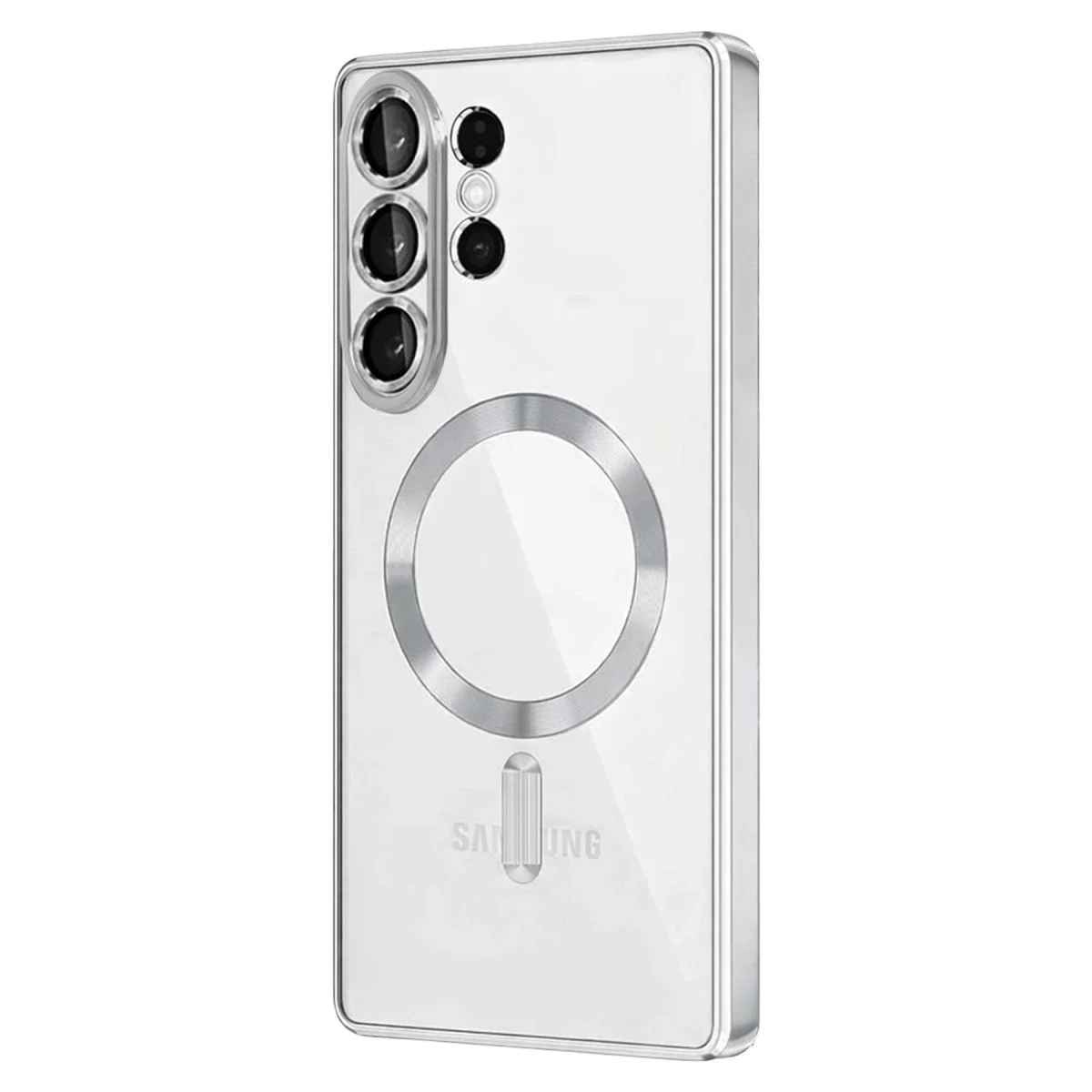 Samsung Galaxy S26 Ultra Kross Magneticsafe Kapak - Gümüş görsel 2