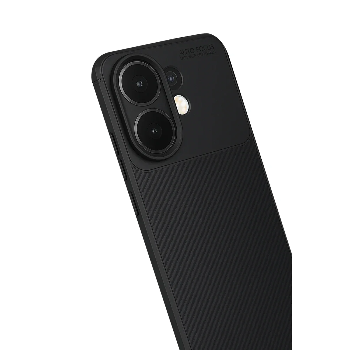 Vivo V60 5G Auto Focus Karbon Kapak - Siyah görsel 2