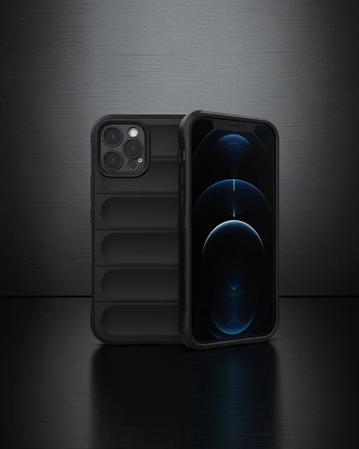 Apple İphone 12 Pro Kılıf Optimum Silikon - Siyah