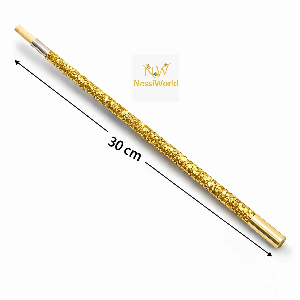 30 cm Altın Gold Payetli Tutacağı – 1920’ler Gatsby Parti Aksesuarı