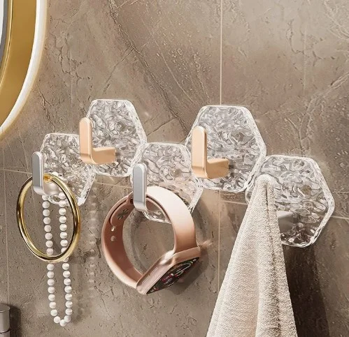 Lüks 5’li Duvar Askısı Banyo Mutfak İçin Havlu Askılık