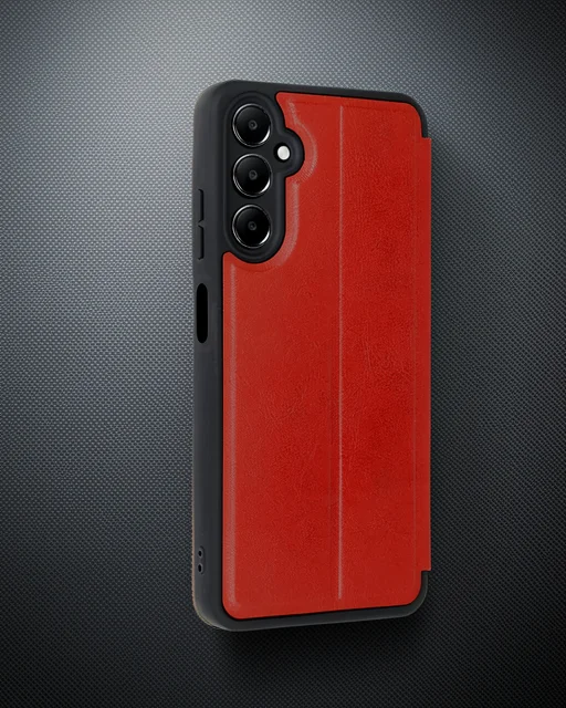 Samsung Galaxy A16 5g Kılıf Flip Cover - Kırmızı