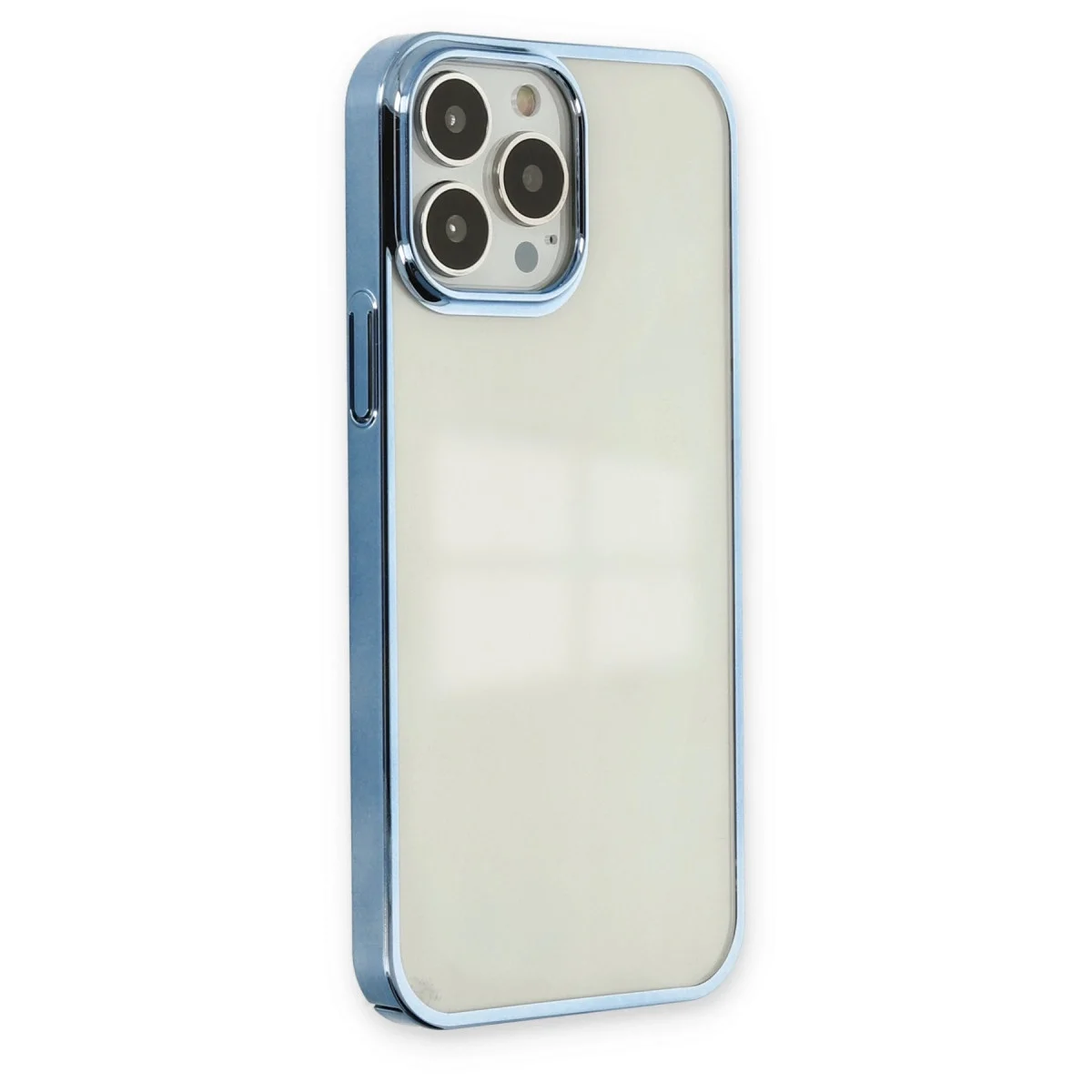Apple İphone 14 Pro Max Kılıf Element Silikon - Sky Blue görsel 2