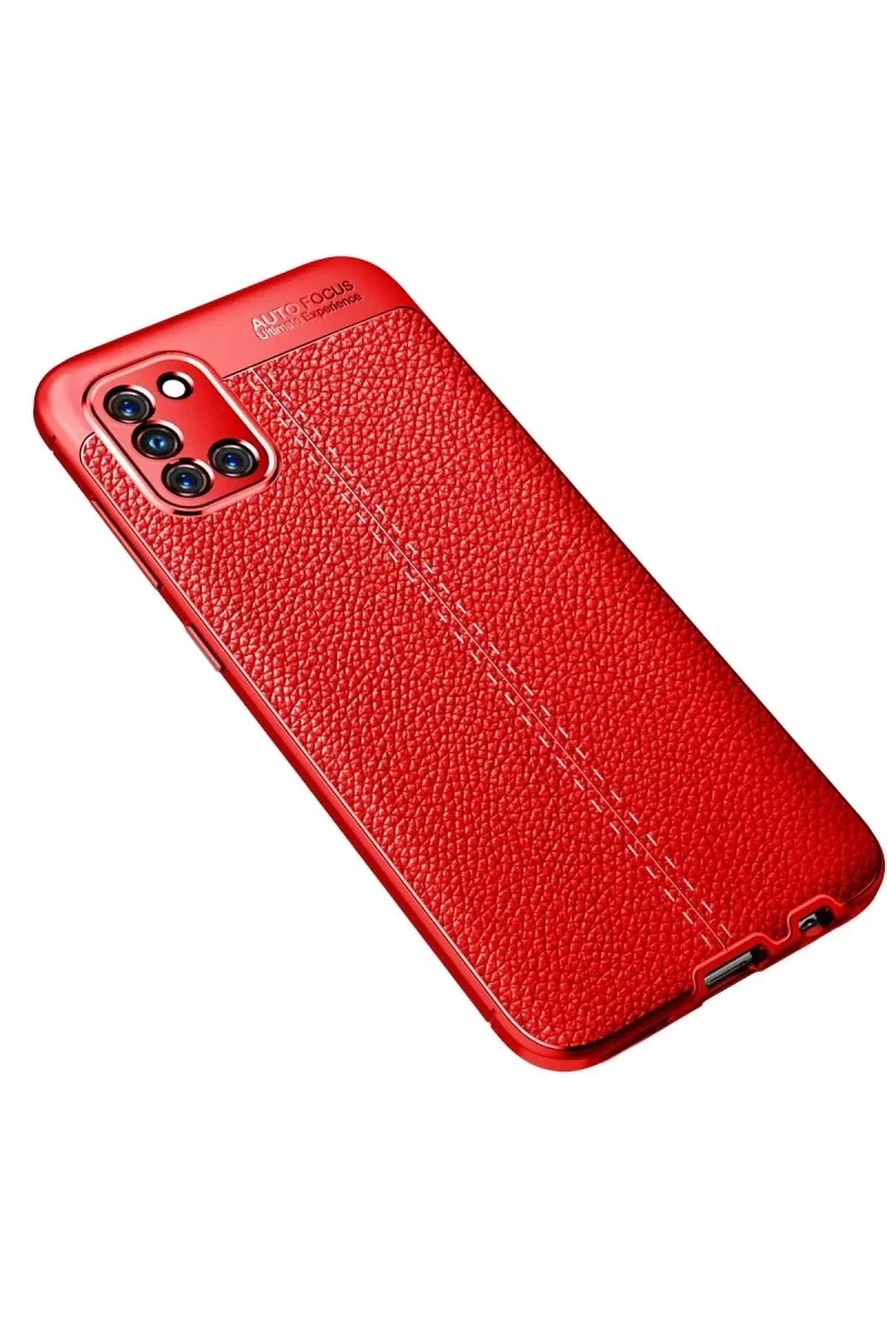 Samsung Galaxy A31 Kılıf Auto Focus Kapak - Kırmızı görsel 2