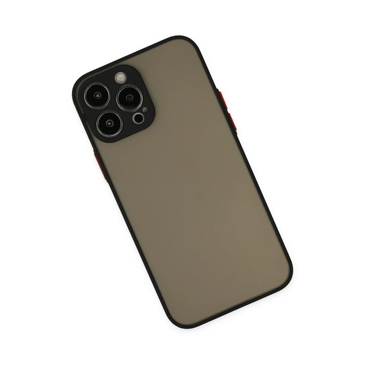 Apple İphone 14 Pro Kılıf Montreal Silikon Kapak - Siyah görsel 3