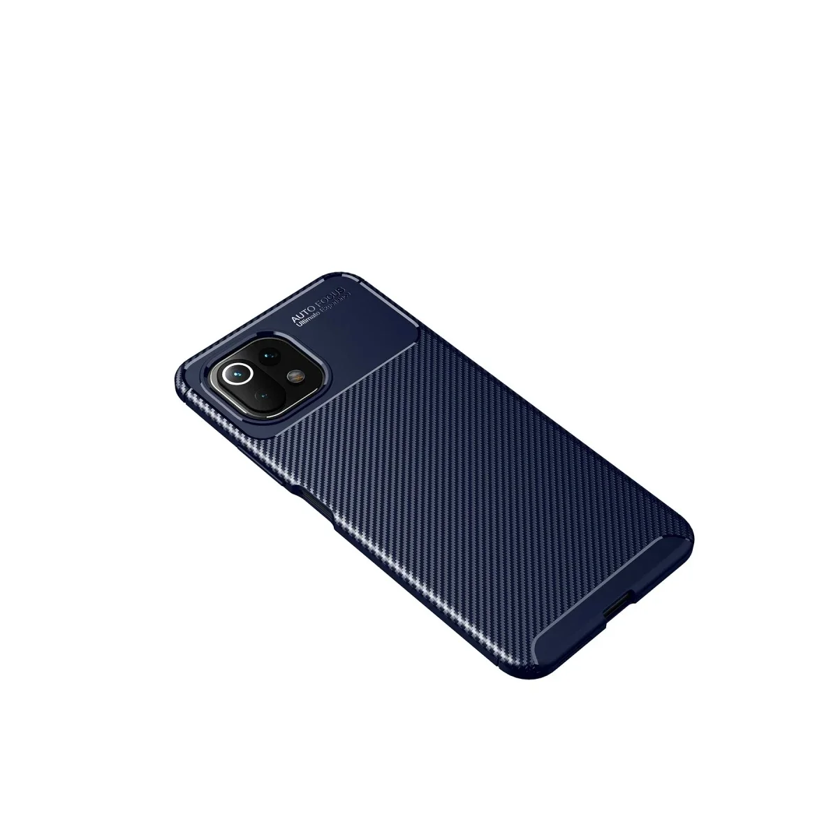 Xiaomi Mİ 11 Lite Kılıf Auto Focus Karbon Kapak - Lacivert görsel 4