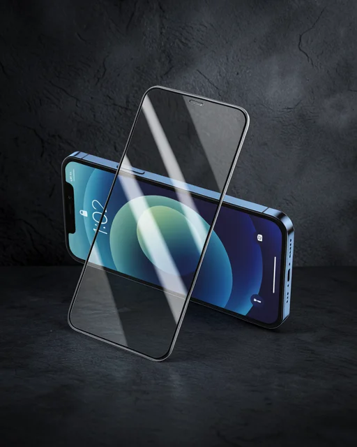 Apple İphone 6 3d Antistatik Cam Ekran Koruyucu - Siyah