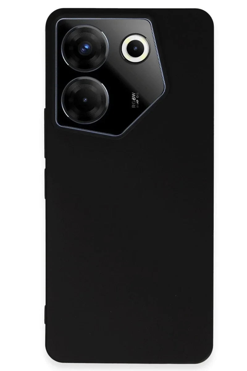 Tecno Camon 20 Pro 5G Kılıf First Silikon - Siyah
