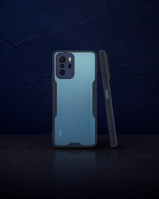 Xiaomi Poco X3 Gt Kılıf Platin Silikon - Lacivert
