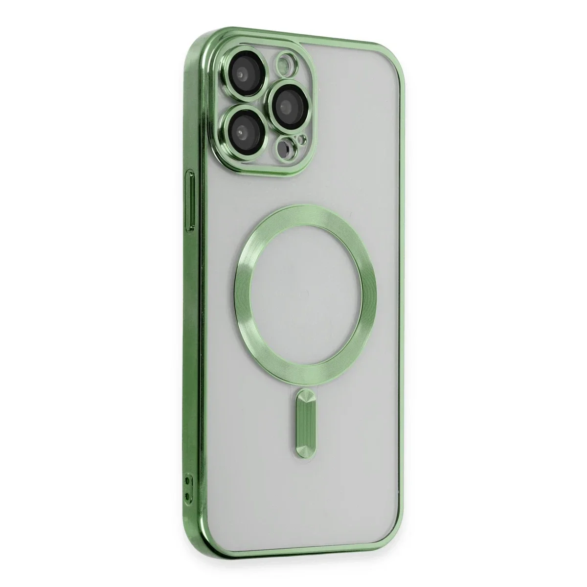 Apple iPhone 15 Pro Kılıf Kross Magneticsafe Kapak - Koyu Yeşil görsel 2