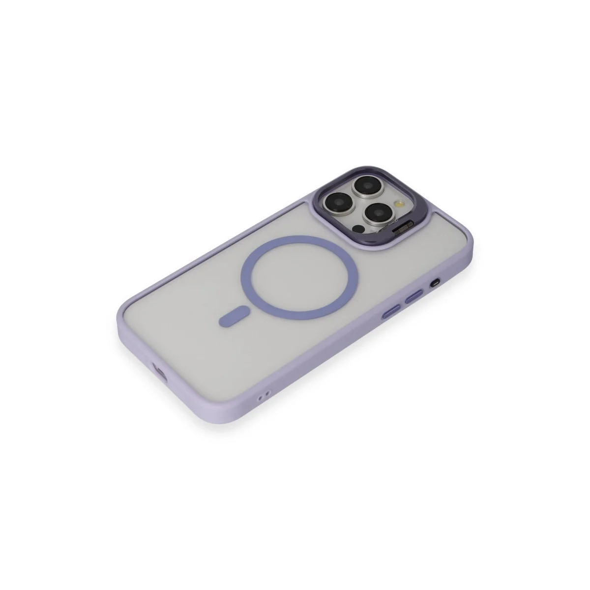Joko Apple İphone 15 Pro Max Kılıf Roblox Lens Magsafe Standlı Kapak - Lila görsel 4