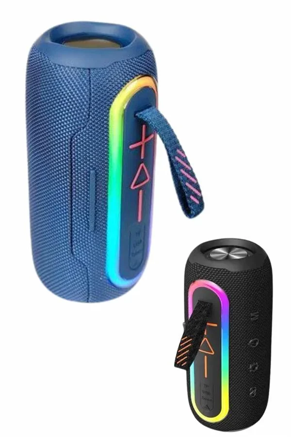 Bluetooth Hoparlör USB Şarjlı Uzun Pil Ömrü Android ve İOS Uyumlu Renkli görsel 5