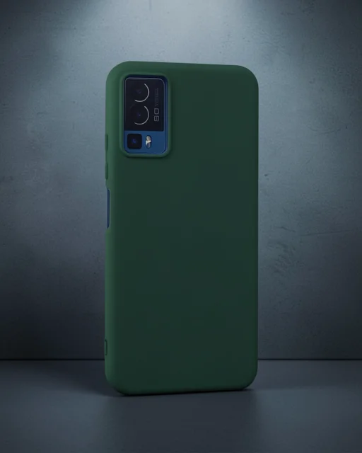 General Mobile Gm 23 Kılıf First Silikon - Koyu Yeşil