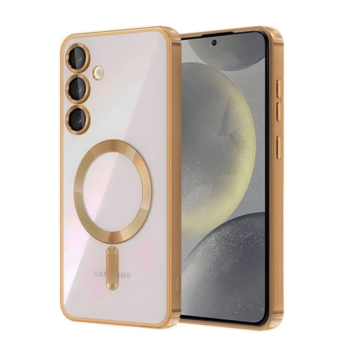 Samsung Galaxy A16 5G Kross Magneticsafe Kapak - Çöl Titanyum