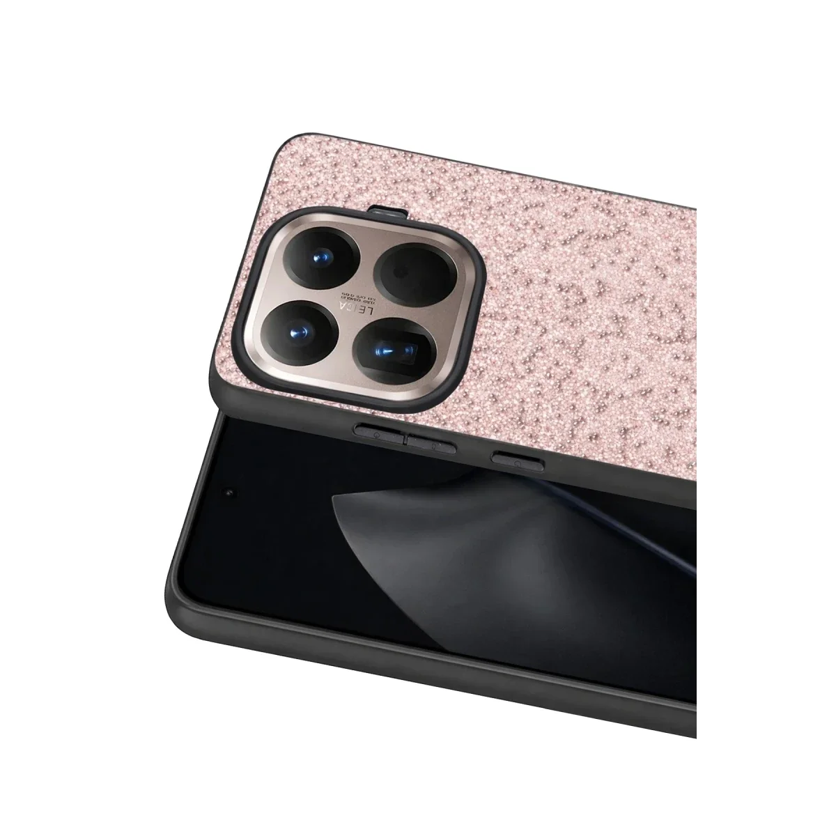 Onegif Xiaomi Mi 15T Pro Bright Simli Kapak - Pembe görsel 2