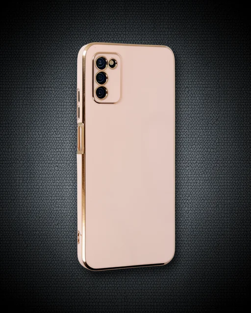 Samsung Galaxy A03s Kılıf Volet Silikon - Pembe