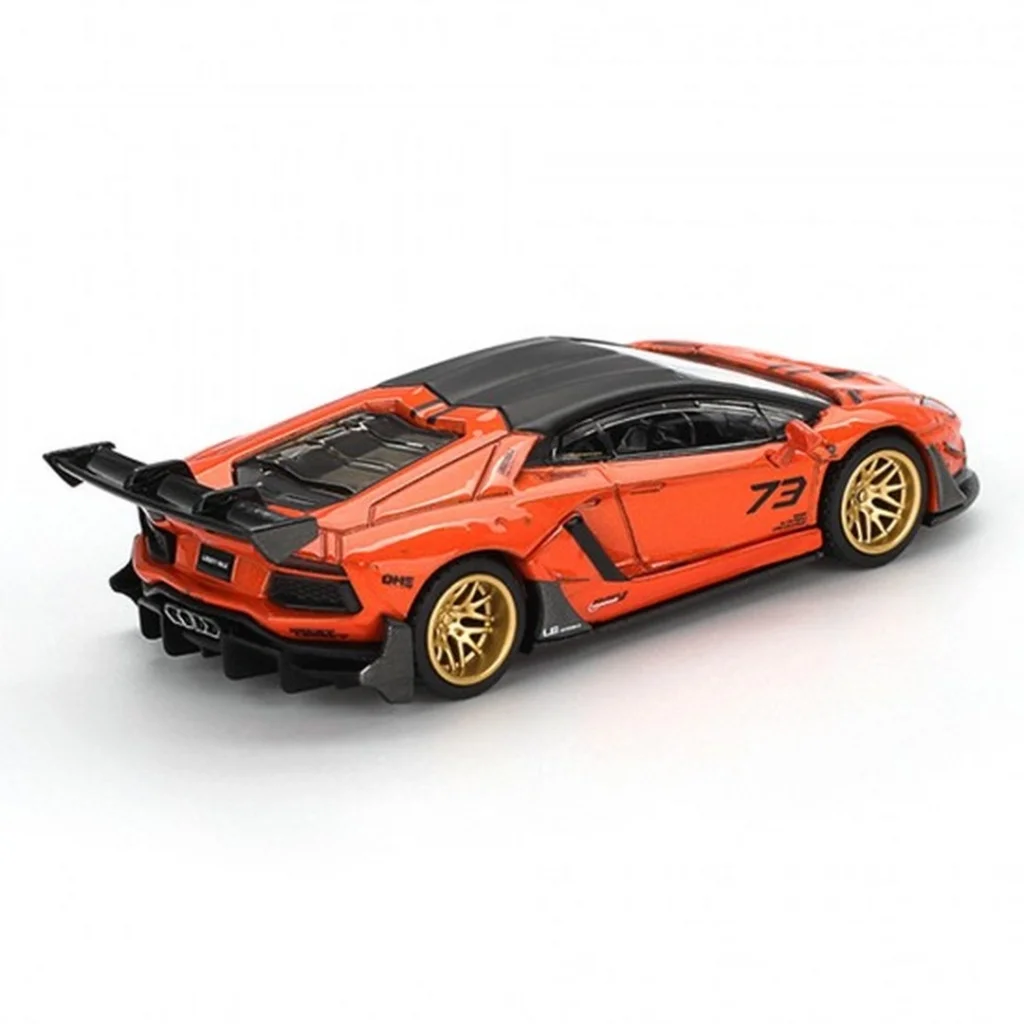 1/64 LB WORKS Lamborghini Aventador Limited Edition Orange MDX 2025 görsel 2