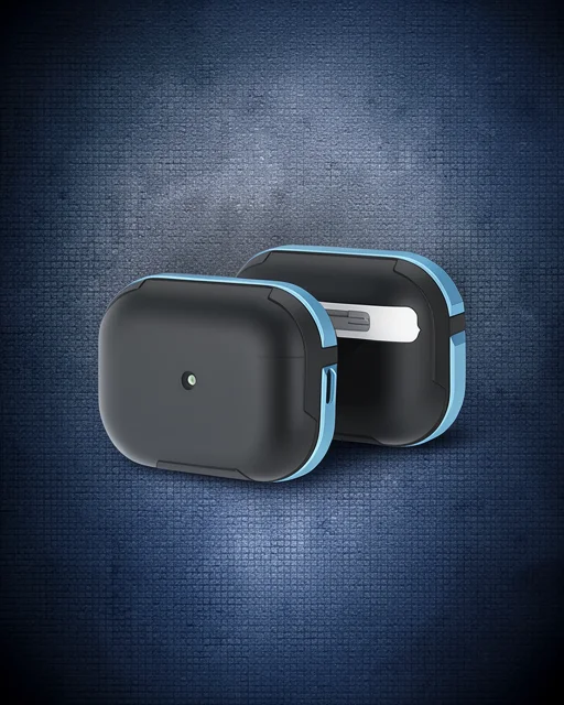 Apple Airpods 3 (3.nesil) Mo-a8 Armor Kılıf - Sierra Blue