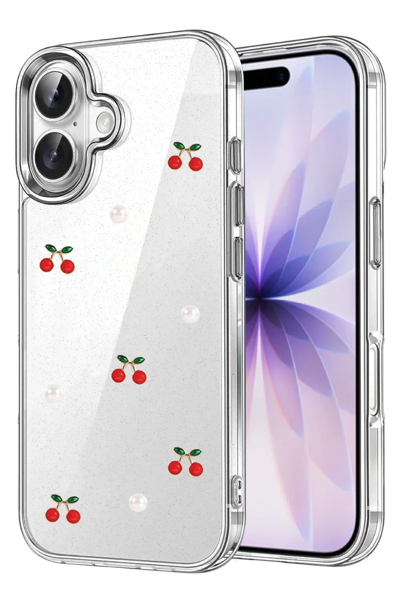 Apple iPhone 16 Plus Fiyonk Desenli Kapak - Desen 9