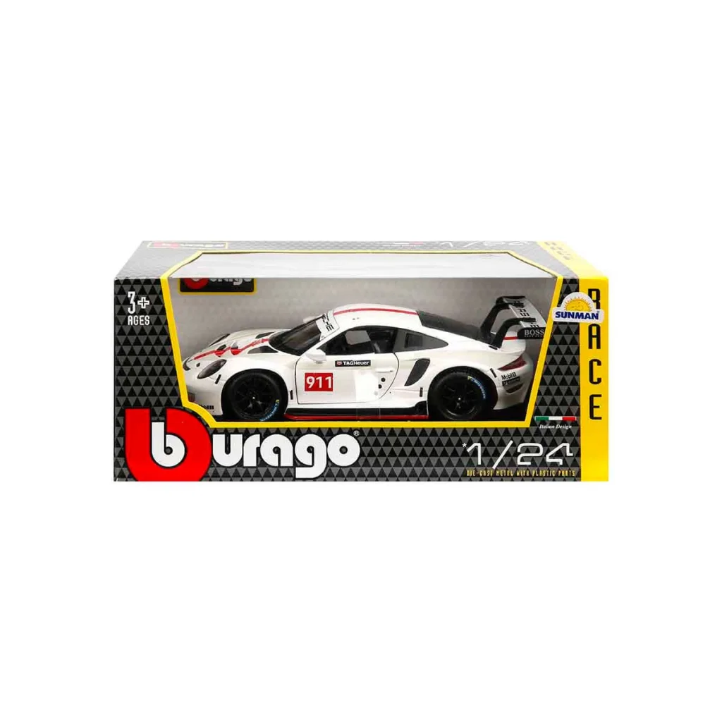Bburago 1:24 Porsche 911 RSR GT Model Araba görsel 2