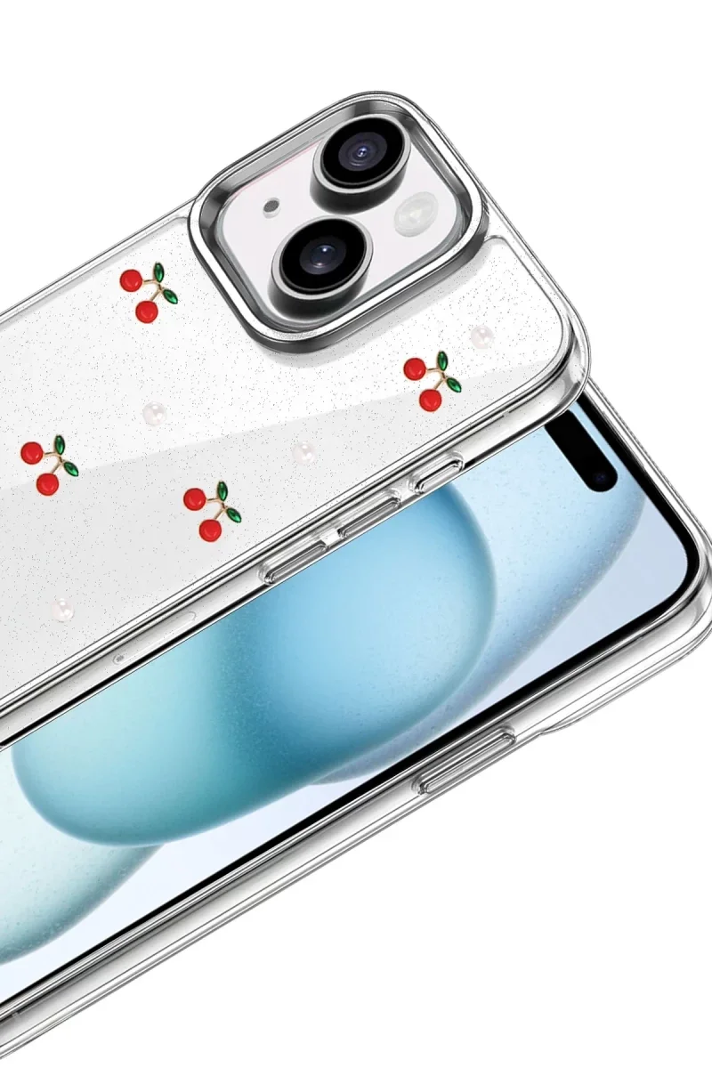 Apple iPhone 14 Fiyonk Desenli Kapak - Desen 9 görsel 2