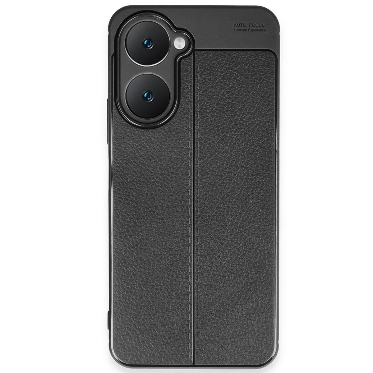 Vivo Y18 Kılıf Auto Focus Kapak - Siyah görsel 2