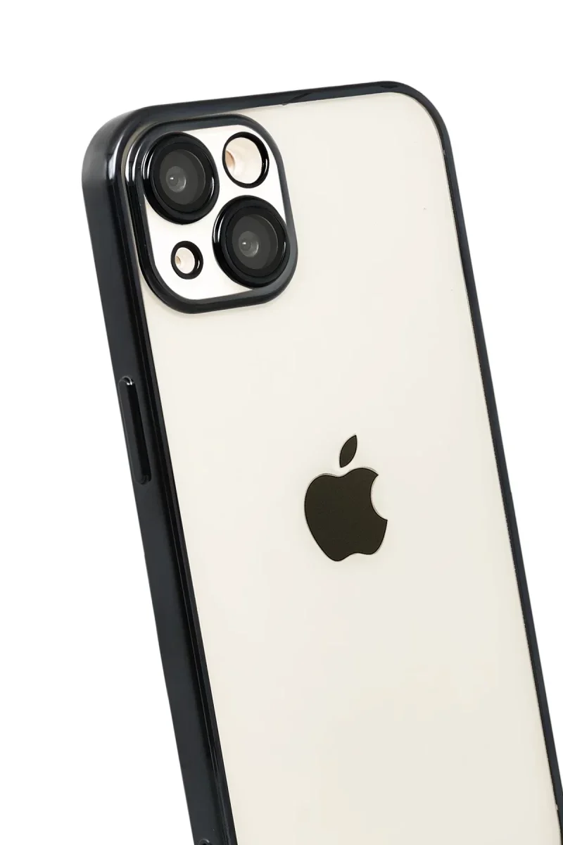 Apple iPhone 15 Razer Lensli Silikon - Siyah görsel 3