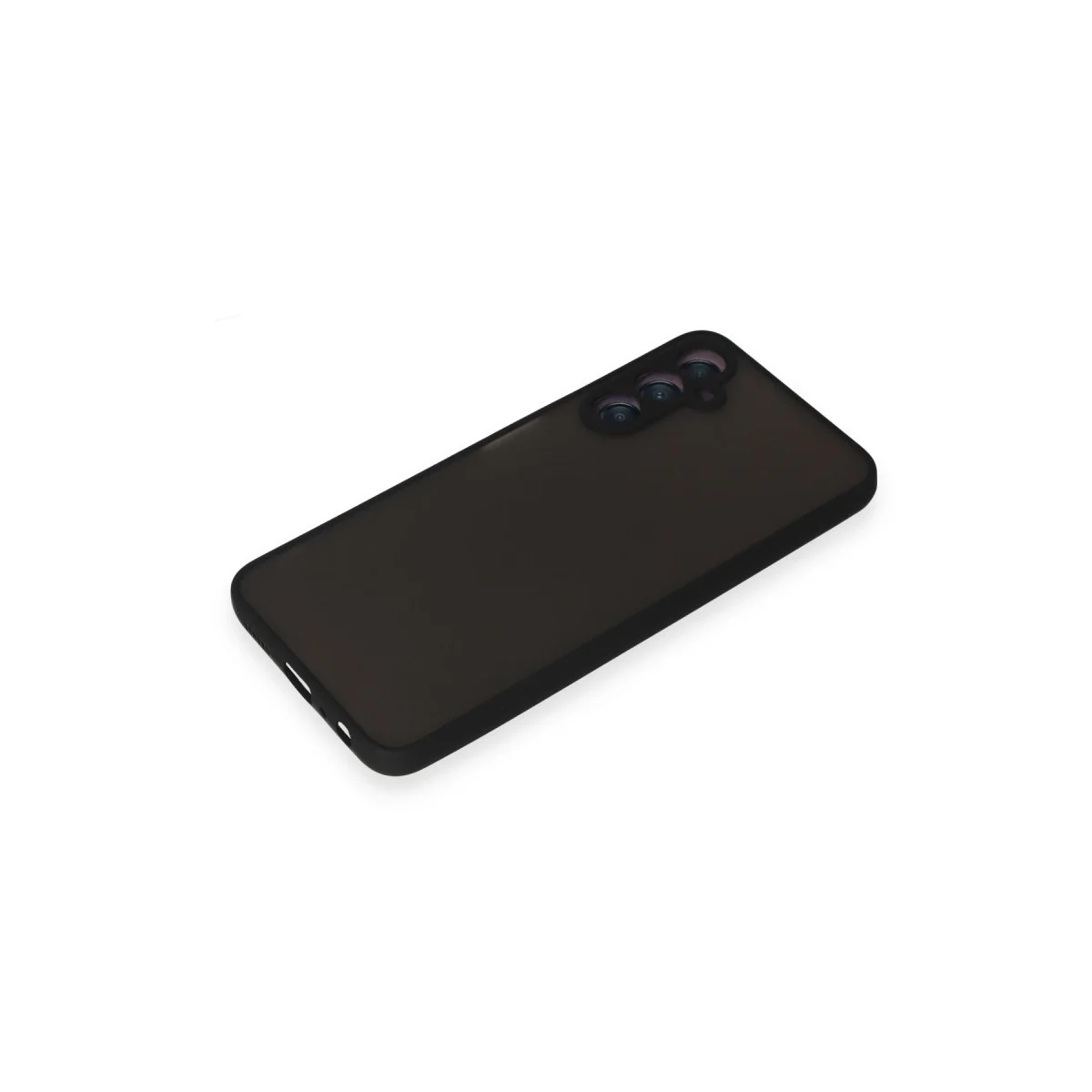 Samsung Galaxy A05s Kılıf Montreal Silikon Kapak - Siyah görsel 4