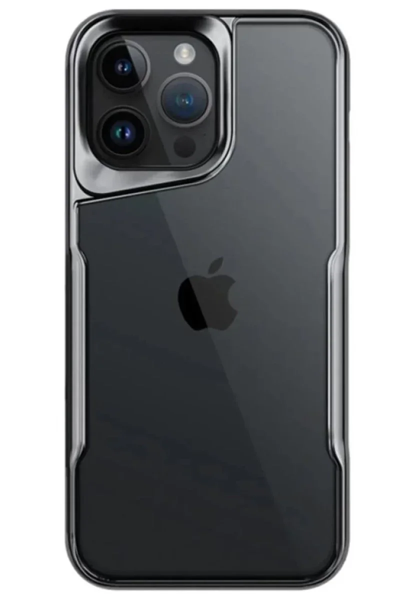 Apple iPhone 14 Pro Max Kılıf Boyi Silikon Kapak - Titan Gri