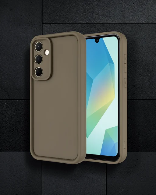 Samsung Galaxy A16 5g Kılıf Viera Silikon - Kahverengi