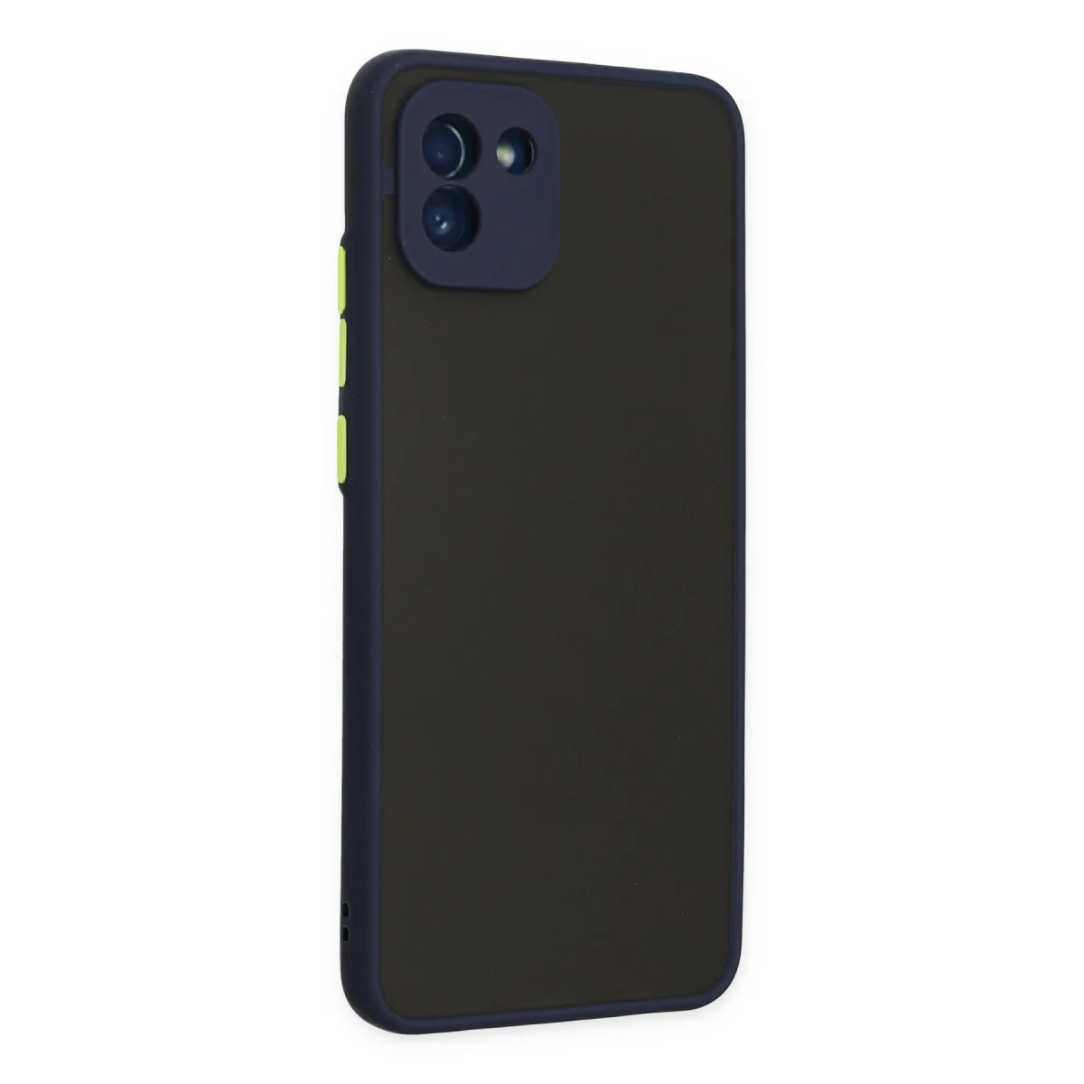 Samsung Galaxy A03 Kılıf Montreal Silikon Kapak - Lacivert görsel 2